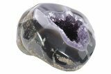 Purple Amethyst Geode with Polished Face - Uruguay #233632-1